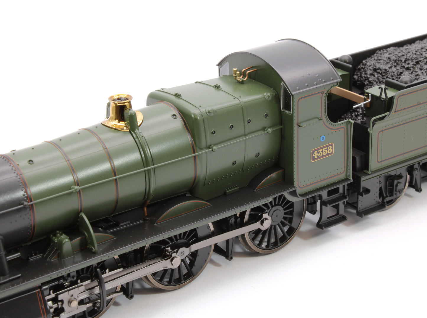 GWR 43xx 2-6-0 Mogul 4358 BR Lined Green Early Crest Steam Locomotive - DCC Sound