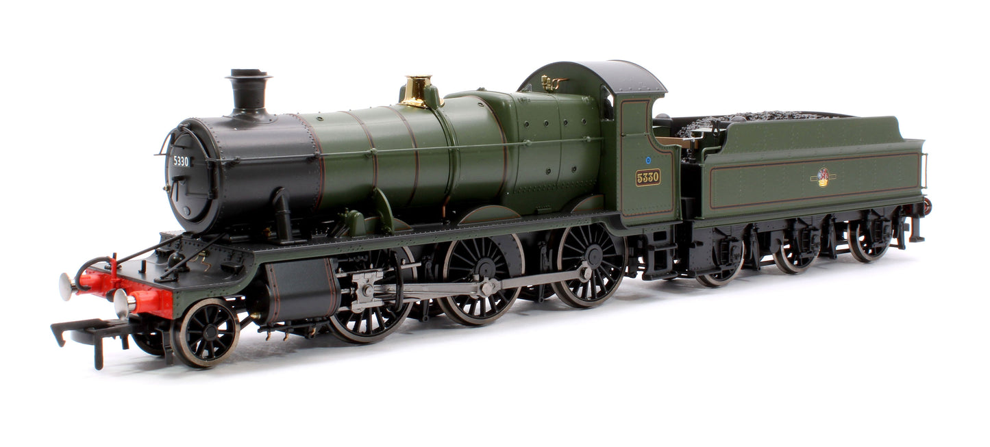 Pre-Owned GWR 43xx 2-6-0 Mogul 5330 BR Lined Green Late Crest Steam Locomotive - DCC Fitted