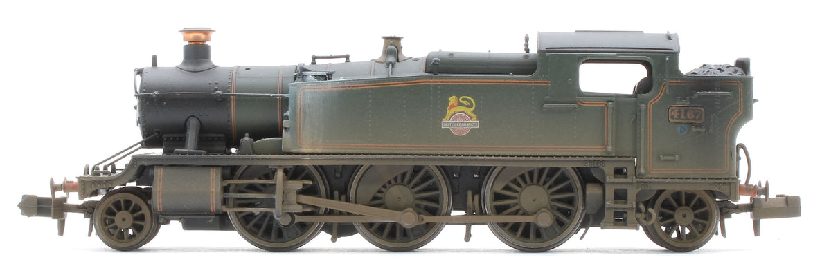 S2103-05W Bespoke  Weathered Class 5101 Large Prairie British Railways BR Lined Green (Early Crest) 2-6-2 Tank Locomotive No.4167