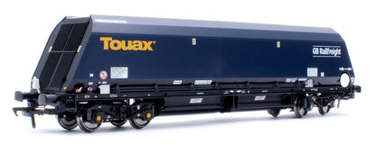 Pre-Owned ACC3144 Cutdown HYA Twin Pack -  Blue/Black with Touax/GB Railfreight branding with Tail Lights  (Pack 1)