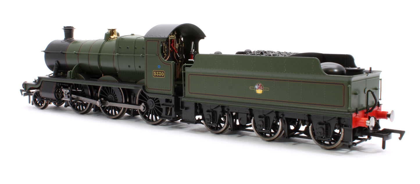 GWR 43xx 2-6-0 Mogul 5330 BR Lined Green Late Crest Steam Locomotive