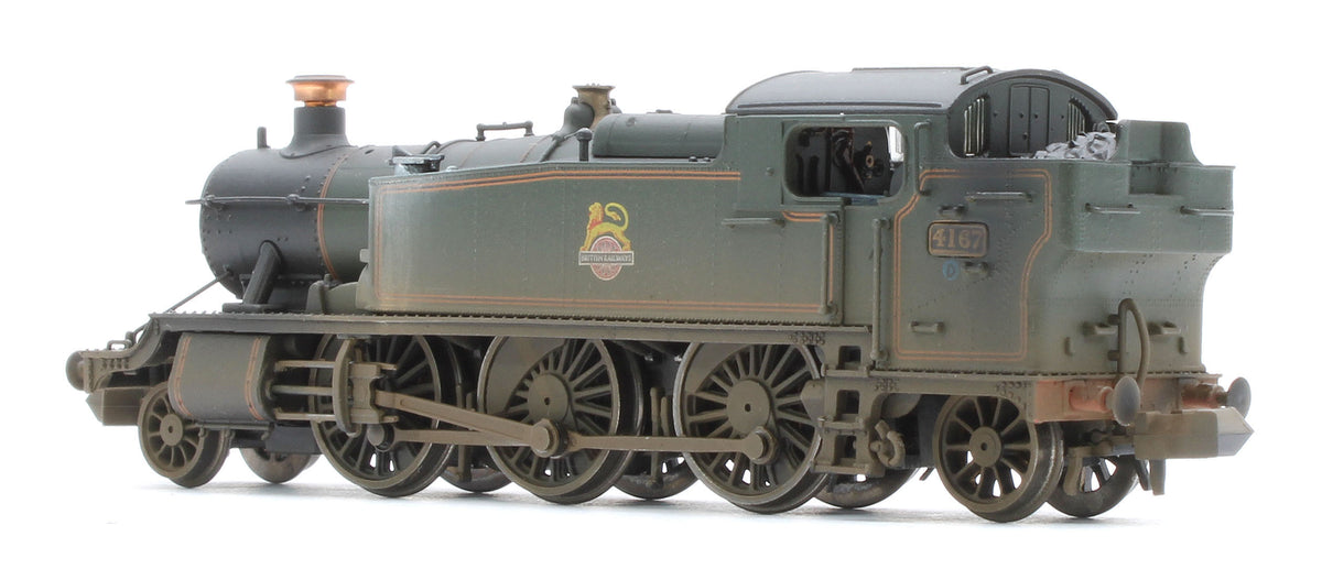 S2103-05W Bespoke  Weathered Class 5101 Large Prairie British Railways BR Lined Green (Early Crest) 2-6-2 Tank Locomotive No.4167