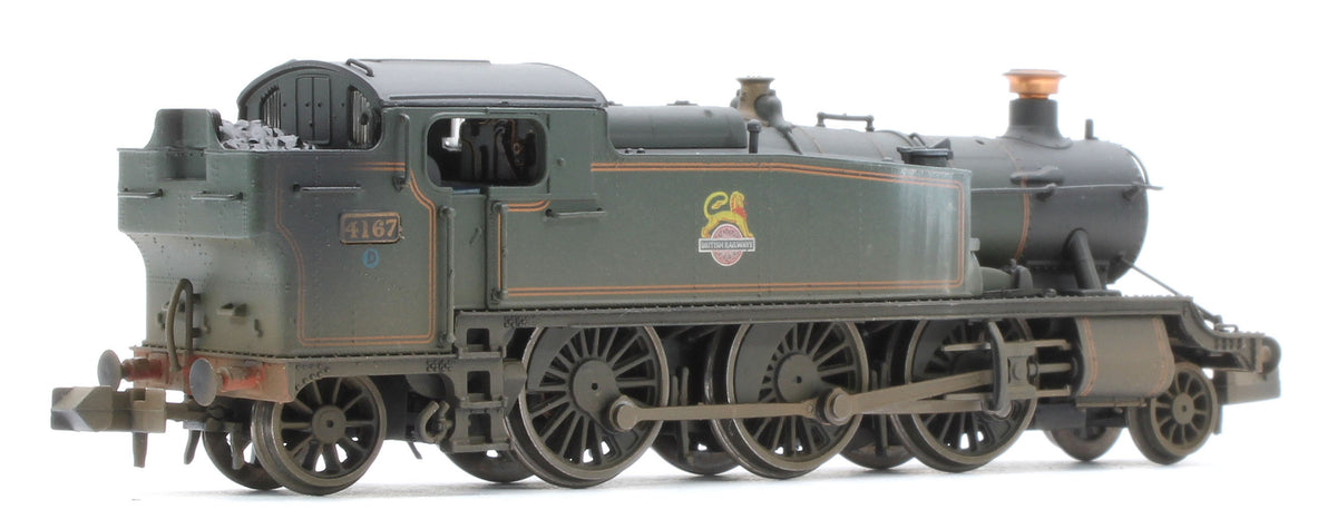 S2103-05W Bespoke  Weathered Class 5101 Large Prairie British Railways BR Lined Green (Early Crest) 2-6-2 Tank Locomotive No.4167