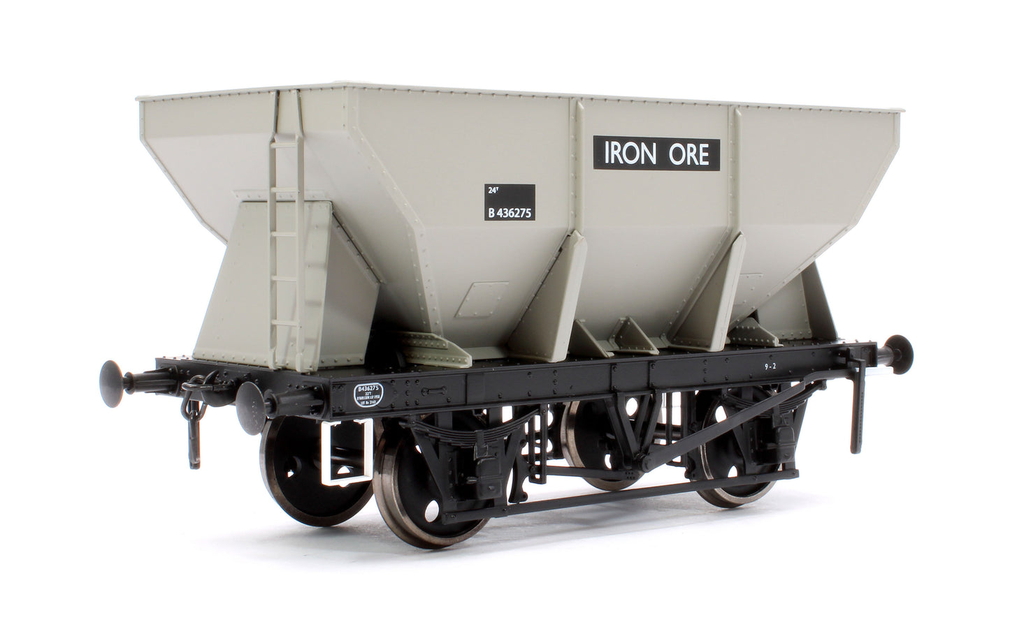 24T Steel Ore Hopper BR Grey B436275 (as at Rutland)