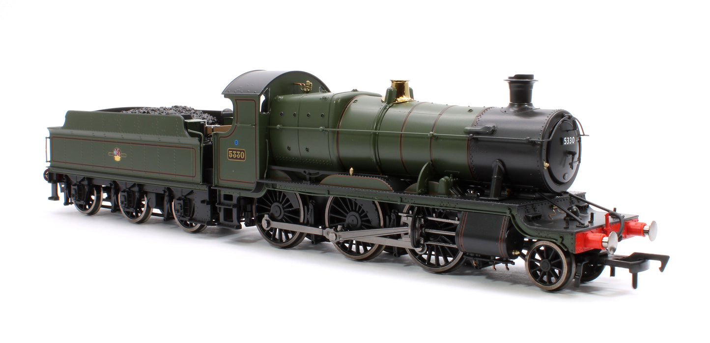 Pre-Owned GWR 43xx 2-6-0 Mogul 5330 BR Lined Green Late Crest Steam Locomotive - DCC Fitted