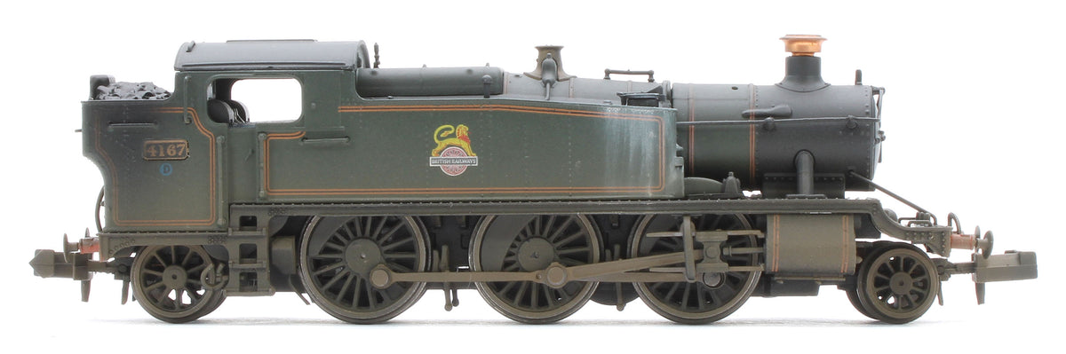 S2103-05W Bespoke  Weathered Class 5101 Large Prairie British Railways BR Lined Green (Early Crest) 2-6-2 Tank Locomotive No.4167