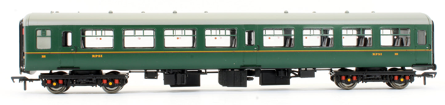 Pre-Owned Rake Of 3 MK2 / MK2A Passenger Coaches RPSI Livery