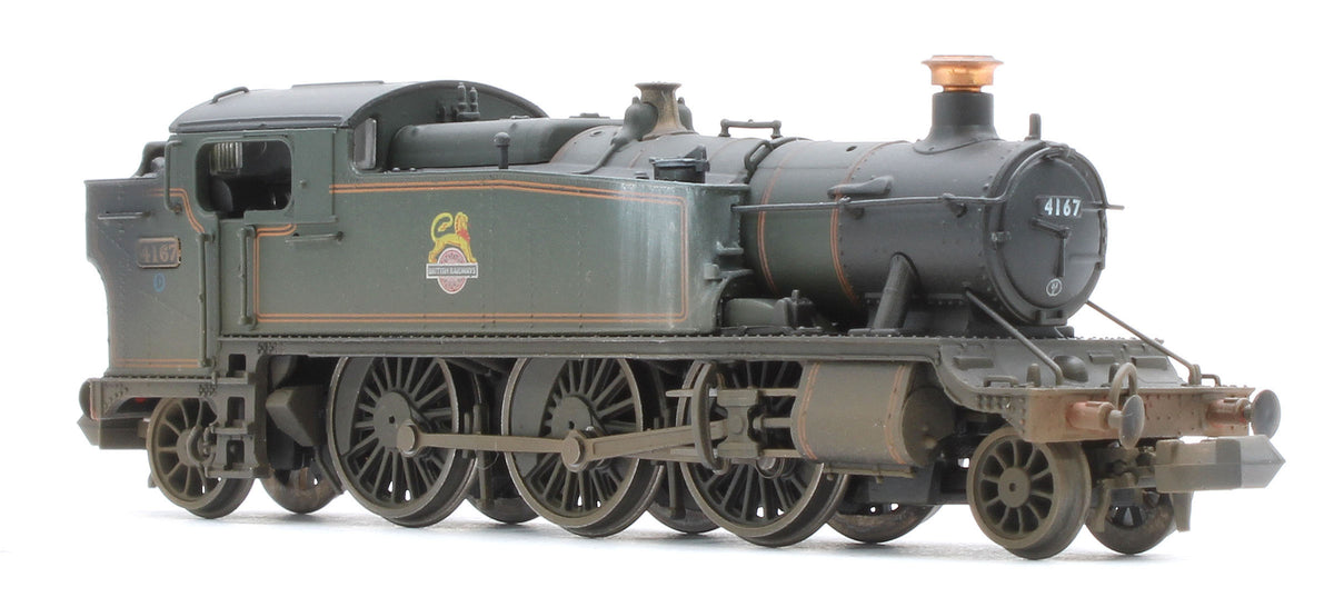 S2103-05W Bespoke  Weathered Class 5101 Large Prairie British Railways BR Lined Green (Early Crest) 2-6-2 Tank Locomotive No.4167