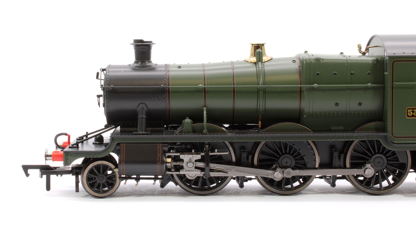 GWR 43xx 2-6-0 Mogul 5330 BR Lined Green Late Crest Steam Locomotive - DCC Sound