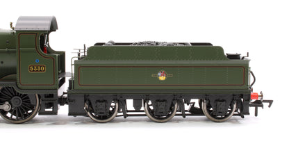 GWR 43xx 2-6-0 Mogul 5330 BR Lined Green Late Crest Steam Locomotive - DCC Fitted