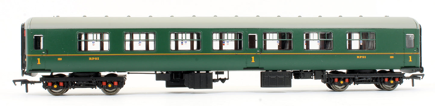 Pre-Owned Rake Of 3 MK2 / MK2A Passenger Coaches RPSI Livery