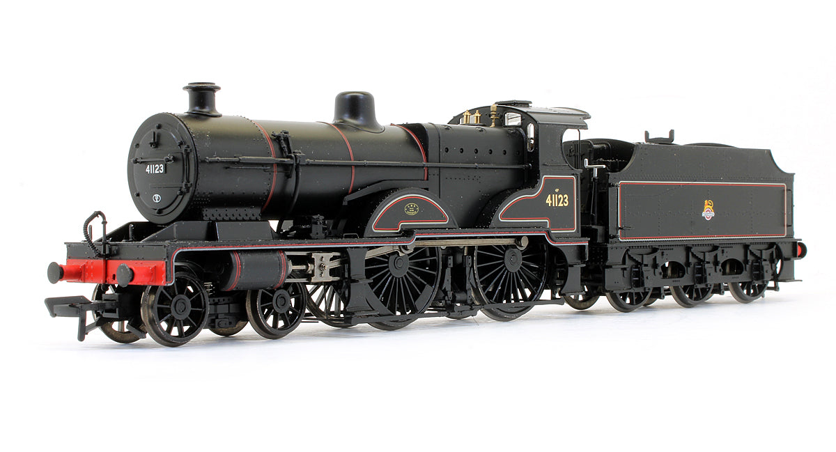 Pre-Owned LMS 4P Compound 41123 BR Lined Black Early Emblem Steam Locomotive