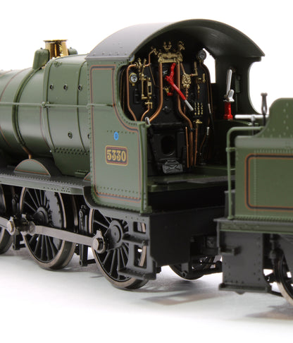 GWR 43xx 2-6-0 Mogul 5330 BR Lined Green Late Crest Steam Locomotive