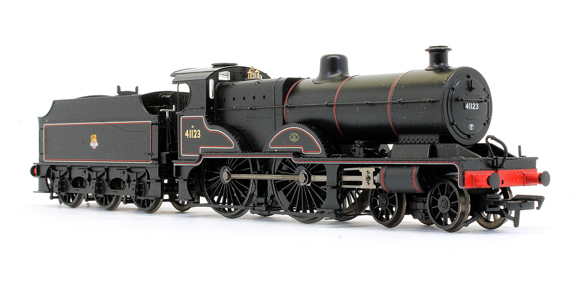 Pre-Owned LMS 4P Compound 41123 BR Lined Black Early Emblem Steam Locomotive