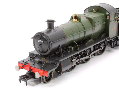 GWR 43xx 2-6-0 Mogul 5330 BR Lined Green Late Crest Steam Locomotive