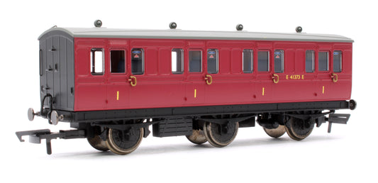 6 Wheel Coach 1st Class BR Crimson No.E41373