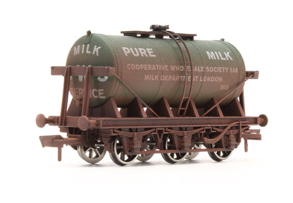 Pre-Owned 'Cooperative Wholesale Society Ltd'  6 Wheel Tank Wagon 008 - Weathered - Limited Edition