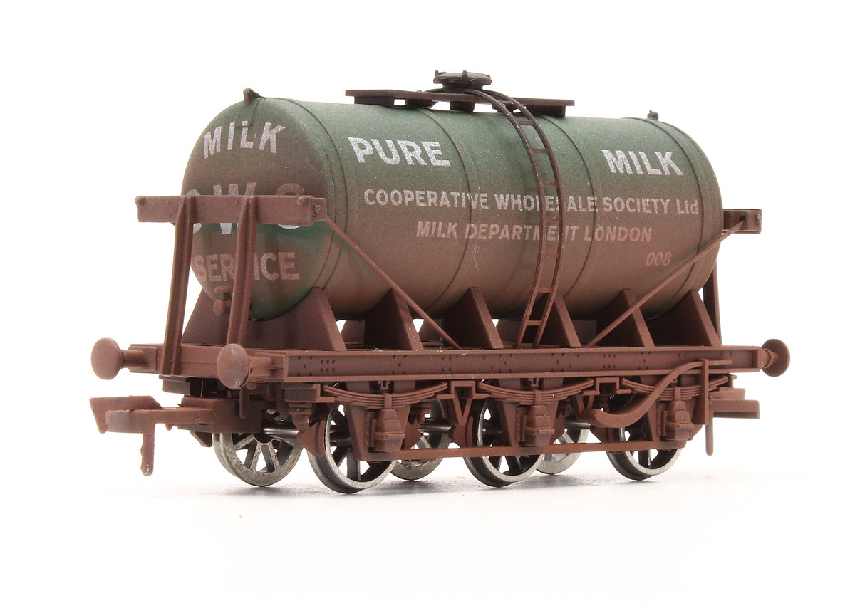 Pre-Owned 'Cooperative Wholesale Society Ltd'  6 Wheel Tank Wagon 008 - Weathered - Limited Edition