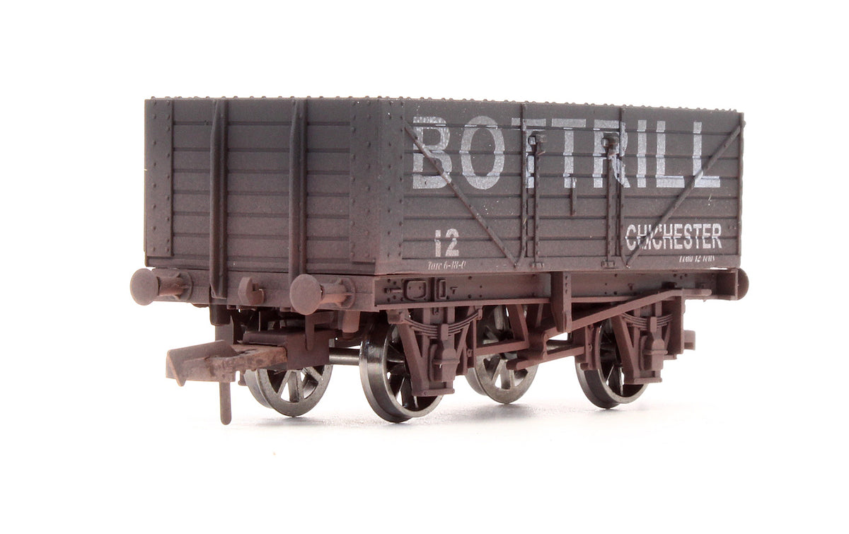 Pre-Owned 7 Plank Wagon 'Bottrill' No.12 - Weathered