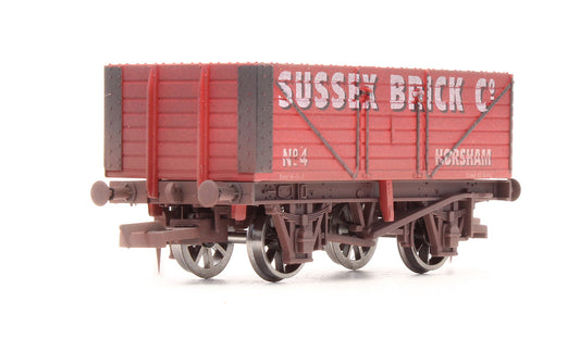 Pre-Owned 7 Plank Wagon 'Sussex Brick Co' No.4 - Weathered