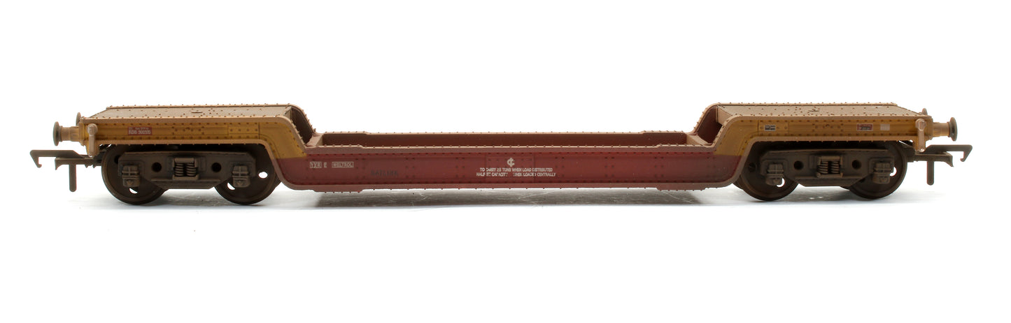 Pre-Owned 33-901Z Bogie Well Wagon Satlink 'KDB900935' - Custom Weathered