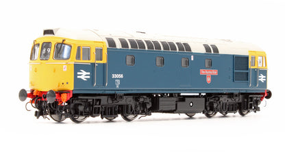 Pre-Owned 3438 Class 33056 'The Burma Star' BR Blue Diesel Locomotive