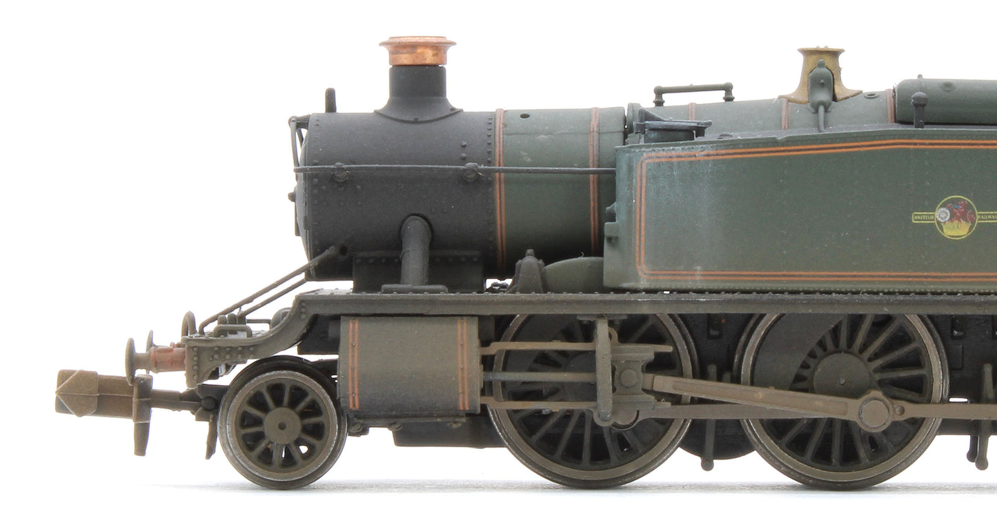 S2103-07W Bespoke Weathered Class 5101 Large Prairie British Railways BR Lined Green (Late Crest) 2-6-2 Tank Locomotive No.5101