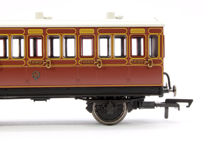 4 Wheel Coach 3rd Class LB&SCR Mahogany 881