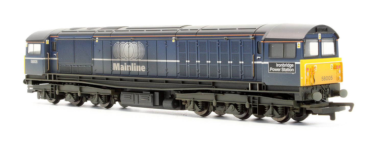 Pre-Owned R2336 Mainline Blue Class 58 Diesel Locomotive Twin Pack - Weathered