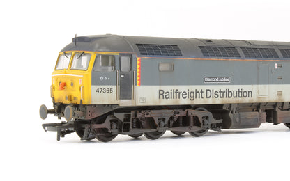 Pre-Owned Class 47365 'Diamond Jubilee' Railfreight Distribution Diesel Locomotive - Custom Weathered