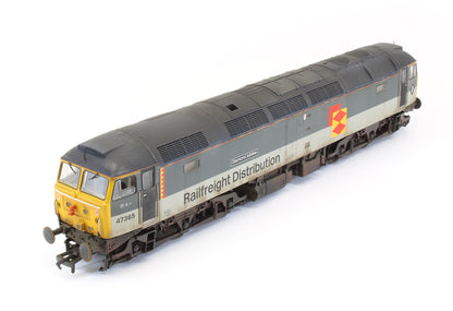 Pre-Owned Class 47365 'Diamond Jubilee' Railfreight Distribution Diesel Locomotive - Custom Weathered