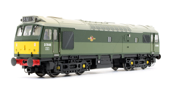 Pre-Owned Class 25/3 'D7646' BR Two Tone Green Diesel Locomotive