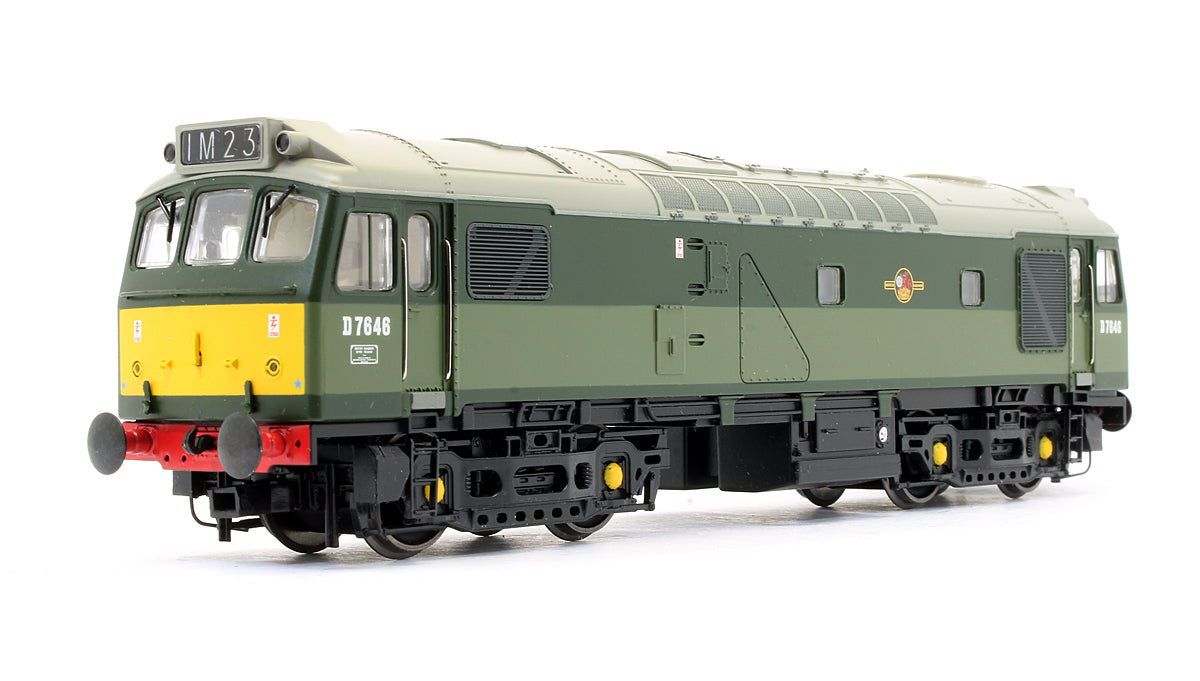 Pre-Owned Class 25/3 'D7646' BR Two Tone Green Diesel Locomotive