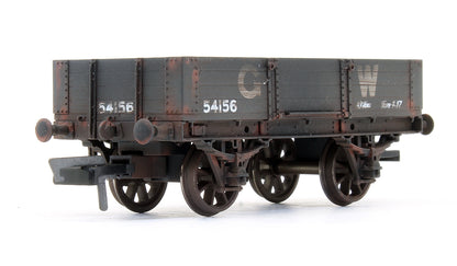 Pre-Owned GWR Diagram O21 4 Plank Open No. 54156, GWR grey (large letters) - Custom Weathered