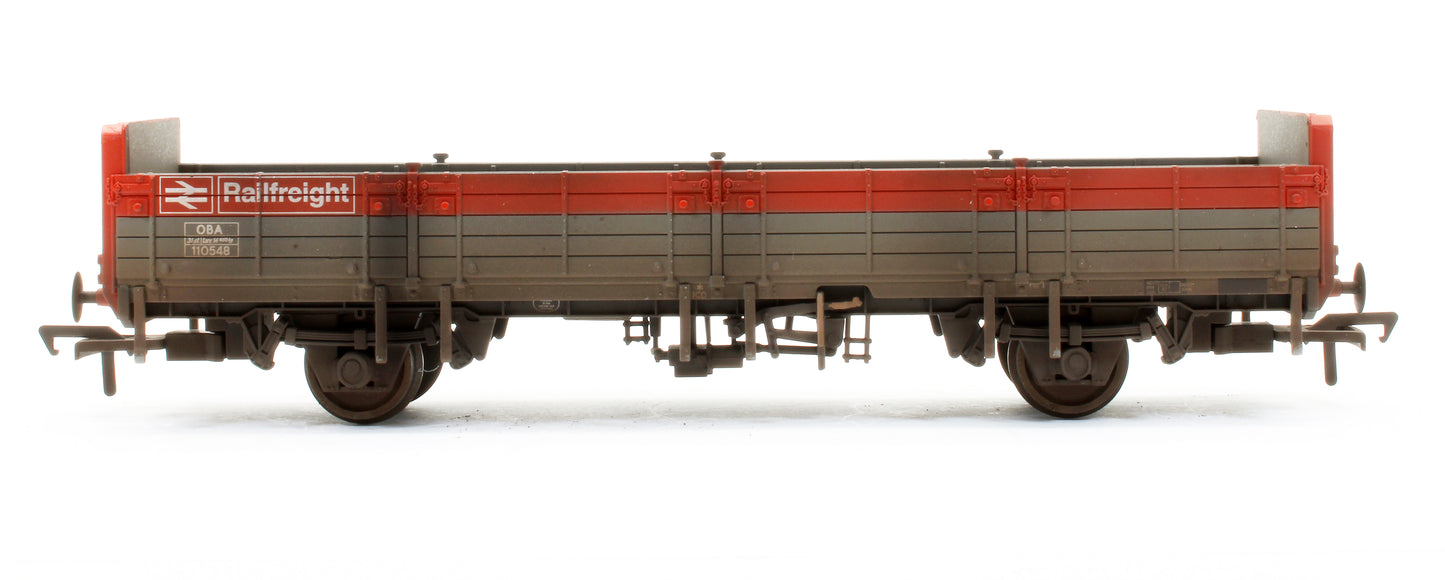 Pre-Owned 38-041C OBA Open Wagon BR Railfreight '110548' - Custom Weathered