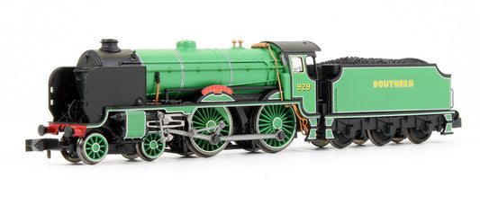 Pre-Owned 2S-002-003 SR Malachite Lined Green 4-4-0 Schools 'Malvern' Steam Locomotive No.929