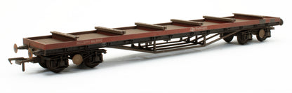 Pre-Owned 38-151A BDA Bogie Bolster Wagon Railfreight '951163' - Custom Weathered
