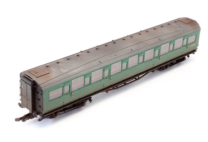 Pre-Owned BR Maunsell Corridor 3rd Class Coach 'S 1129 S' - Custom Weathered