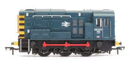Pre-Owned 32-111 Class 08243 BR Blue Hinged Door Type Diesel Shunter Locomotive