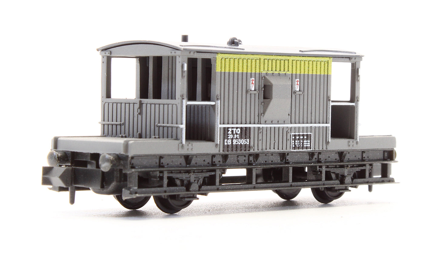 Pre-Owned NR28C BR Civil Engineers Department Brake Van Yellow/Grey No.953053