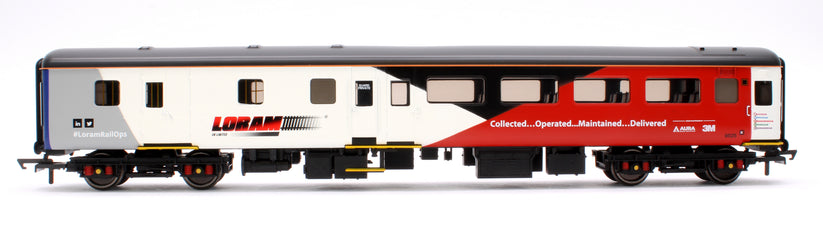 Hornby R40144 Mk2F Brake Second Open Loram Rail Operations – Rails