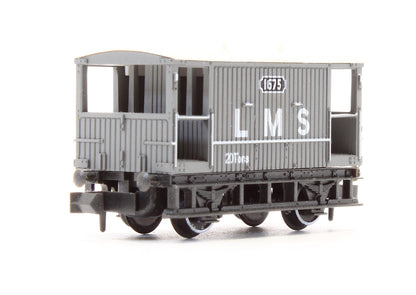 Pre-Owned NR48M Brake Van, LMS Light Grey No.1675