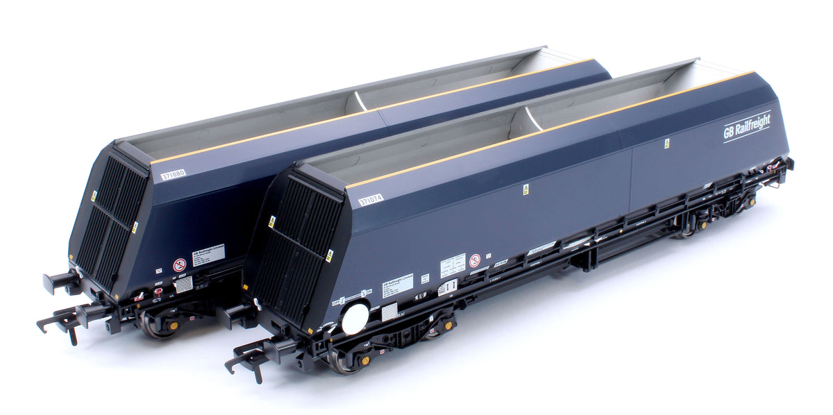 Cutdown HYA Twin Pack -  Blue/Black with GB Railfreight branding with Tail Lights  (Pack 1)