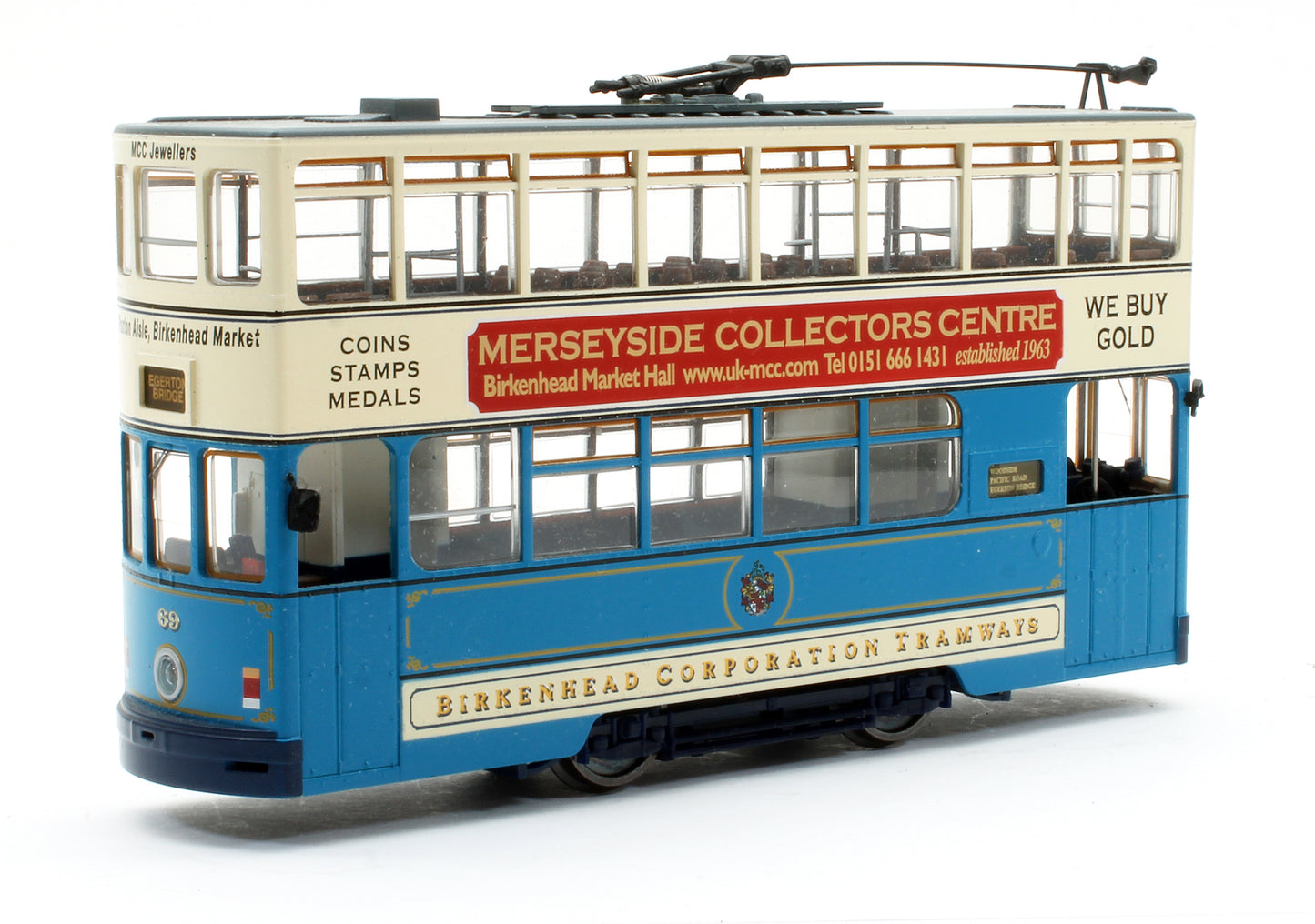 Pre-Owned CE00609 Tram Car '69' Birkenhead Corporation Tramways