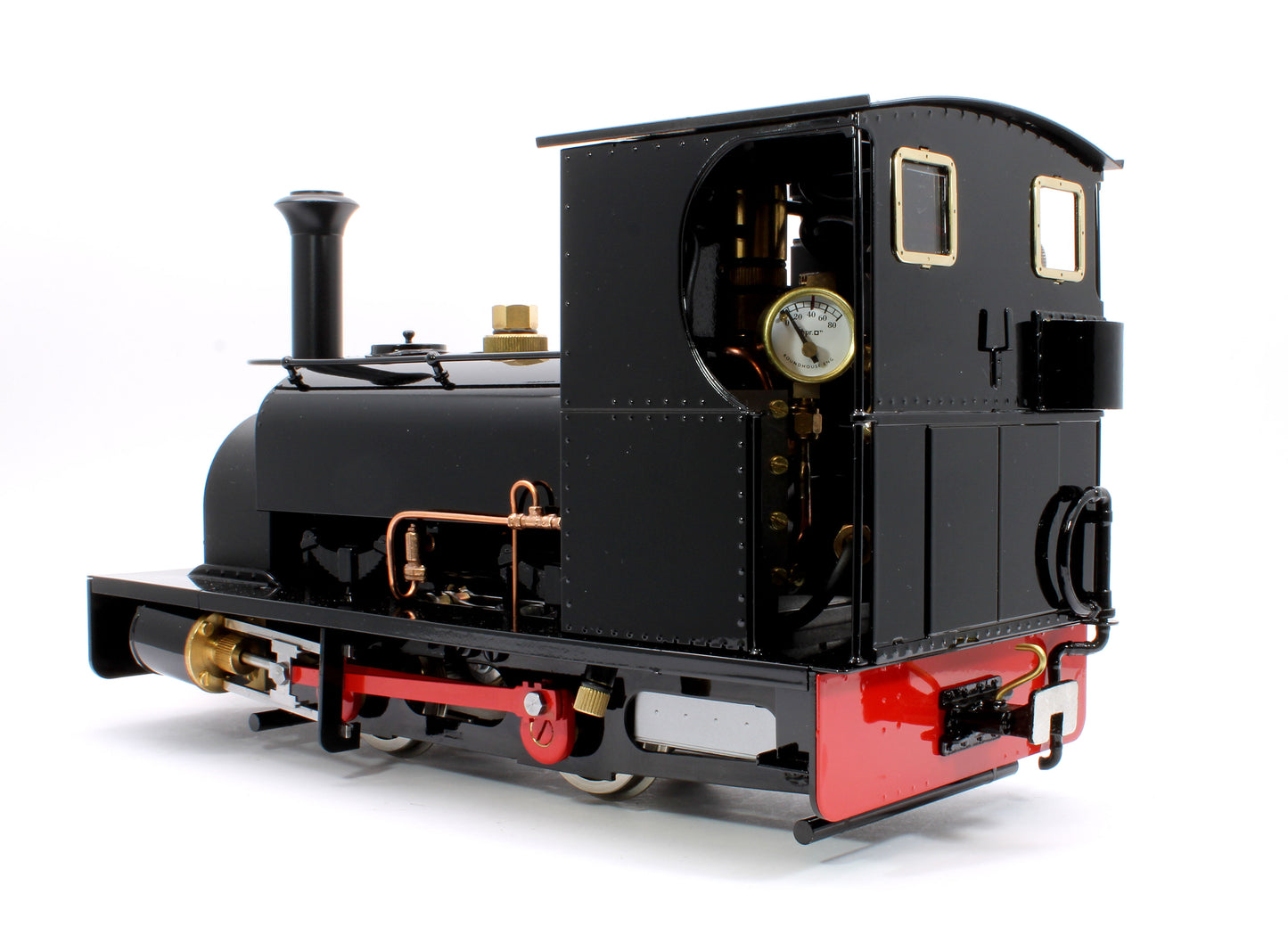 0-4-0 Hunslet Saddle Tank 'Lilla' Black (Radio Control, Insulated Wheels) Steam Locomotive