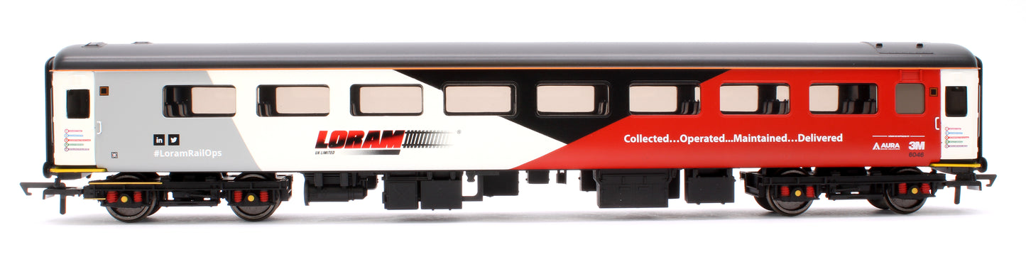 Set of 2 Mk2F Loram Rail Operations No.6046 & 9525 Coaches