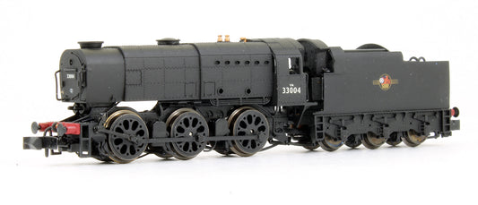 Pre-Owned BR Black Q1 No.33004 Late Crest Steam Locomotive