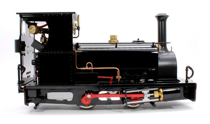 0-4-0 Hunslet Saddle Tank 'Lilla' Black (Radio Control, Insulated Wheels) Steam Locomotive