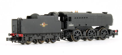 Pre-Owned BR Black Q1 No.33004 Late Crest Steam Locomotive