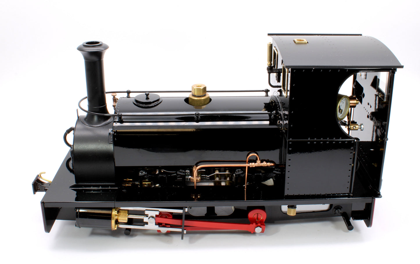 0-4-0 Hunslet Saddle Tank 'Lilla' Black (Radio Control, Insulated Wheels) Steam Locomotive